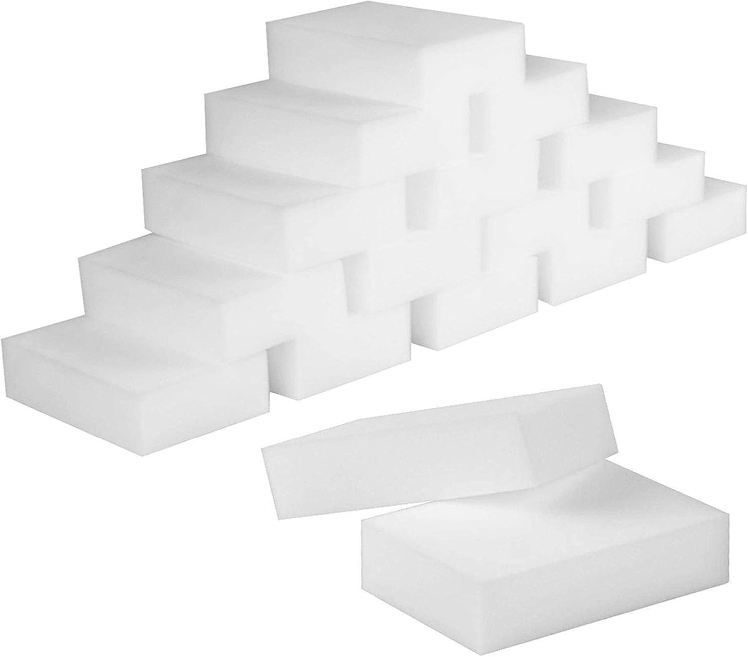 STARVAST Magic Cleaning Sponge, Pack of 50 Magic Eraser Sponges Melamine Foam Cleaning Pad - Eraser Sponge for All Surface – Bathroom, Kitchen, Floor, Baseboard, Wall Cleaner (Chemical Free)