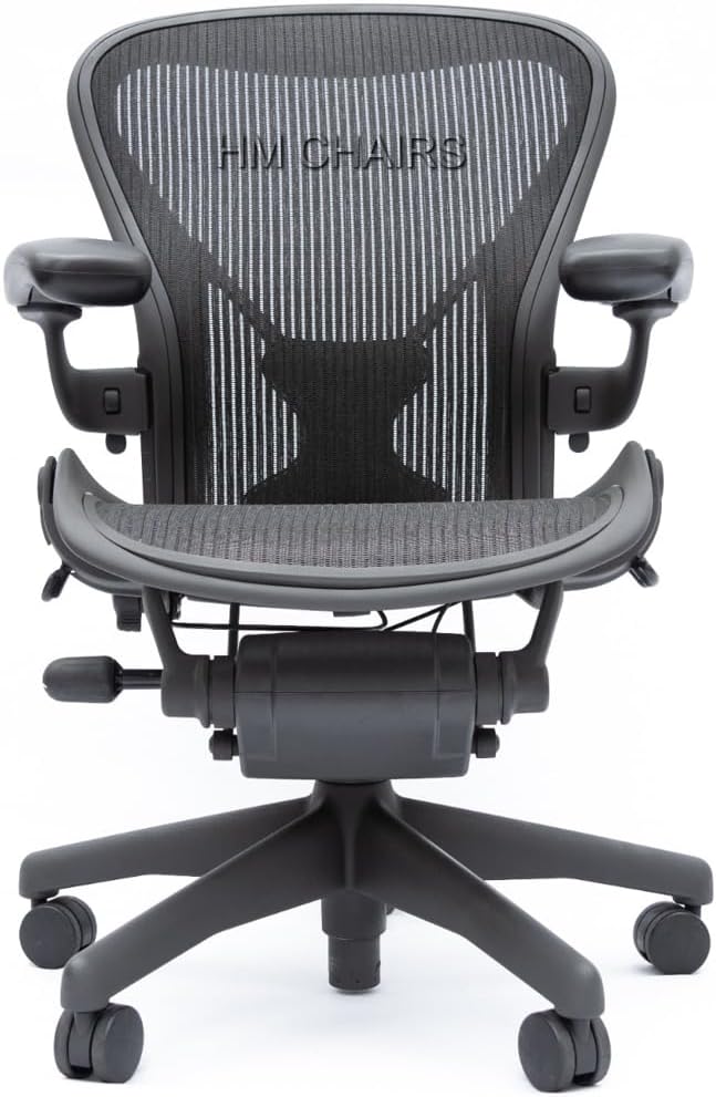 Refurbished HM Aeron Office Chair with Posturefit Support - Size B - Fully Loaded