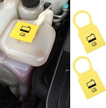 2PCS Engine Coolant Reservoir Cap, Coolant Cap Replacement 55111074AA 52079331, Engine Recovery Overflow Tank Cap Suitable for Chrysler, Dodge, Jeep, Ram