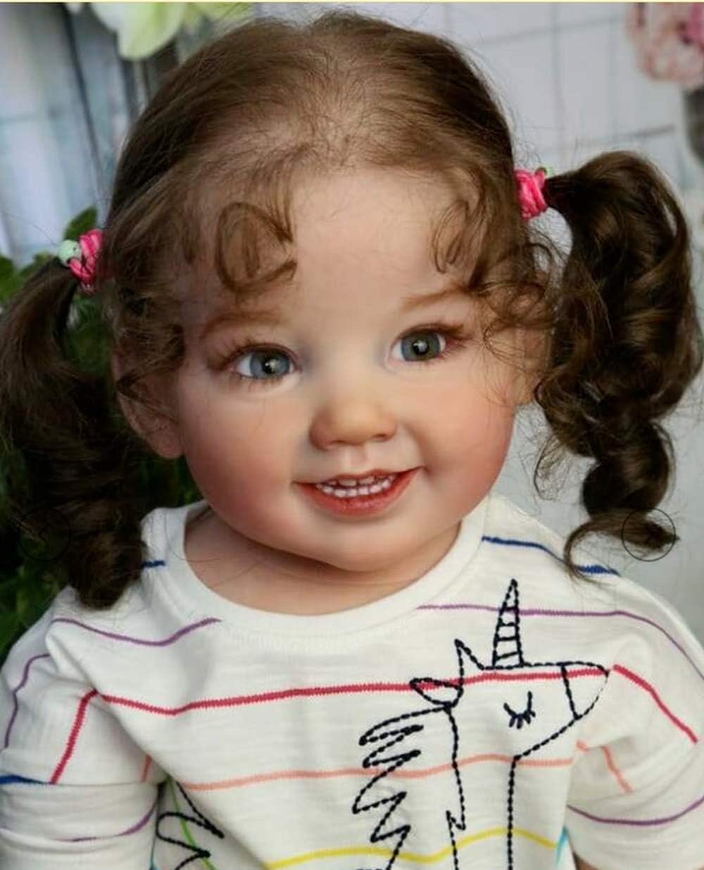 yuela 28inch reborn doll kit cammi sweet baby huge baby toddler soft touch fresh color
