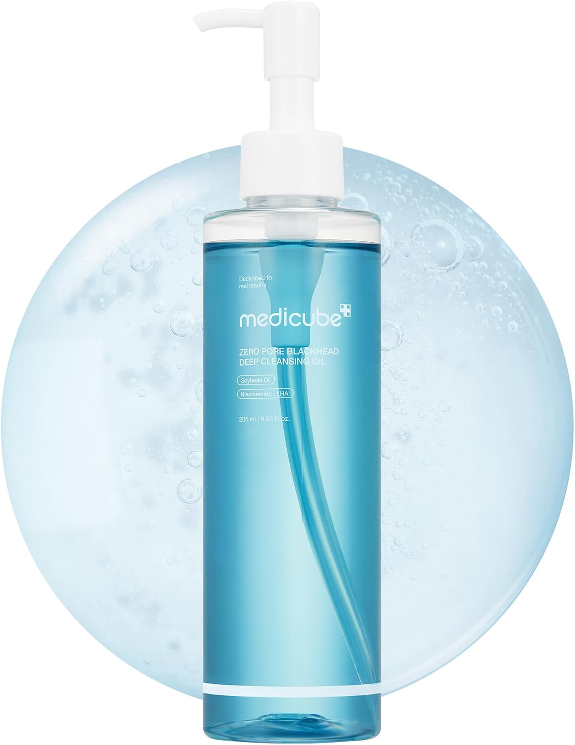 Medicube Zero Pore Blackhead Deep Cleansing Oil | Makeup Remover for all skin types, Daily Moisture Facial Cleanser, Low-Irritation | Korean Skin Care (205 ml / 6.93 fl.oz)
