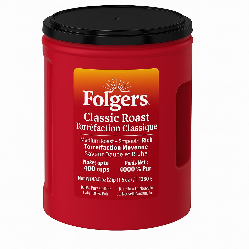 Classic Roast Coffee, 2-Pack of 43.5 Ounces (2 Pack)