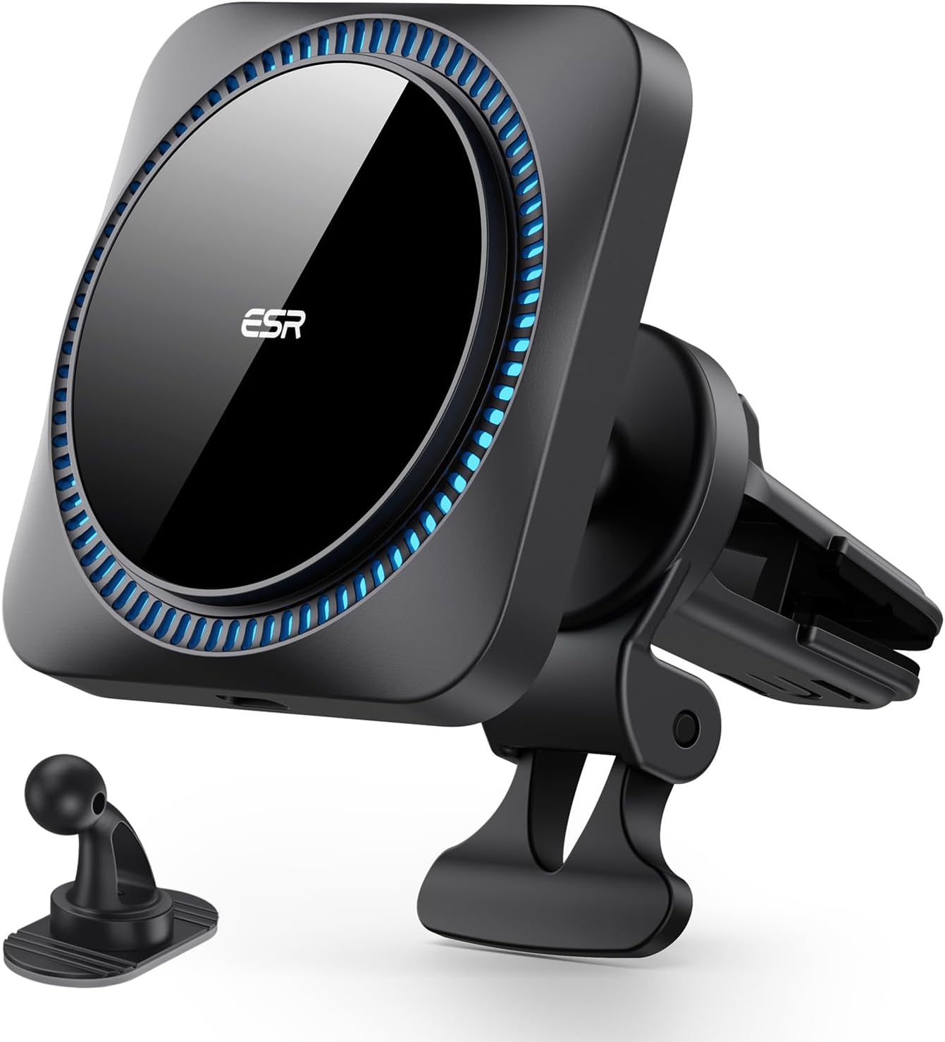 ESR for MagSafe Car Mount Charger with CryoBoost, Phone Cooling MagSafe Car Charger, Magnetic Wireless Car Charging, Air Vent/Dashboard Car Phone Holder for iPhone 16/15/14/13/12, S25, Fast Charging
