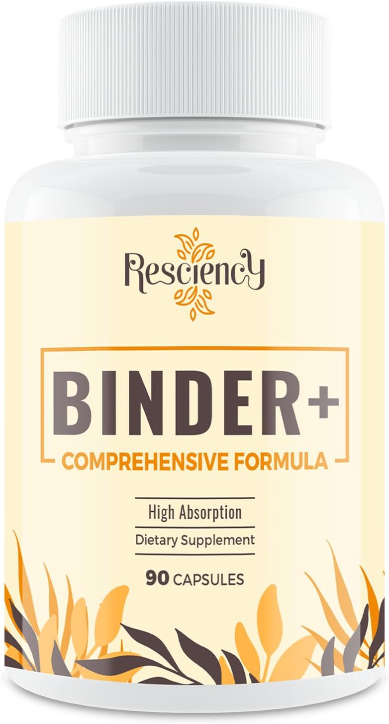 1500 MG Detox Binder Supplement – Activated Charcoal, Zeolite, Bentonite Clay – Liver & Gut Detox Cleanse, Toxin Flush, Digestive, Max Absorption, 90 Vegan Capsules