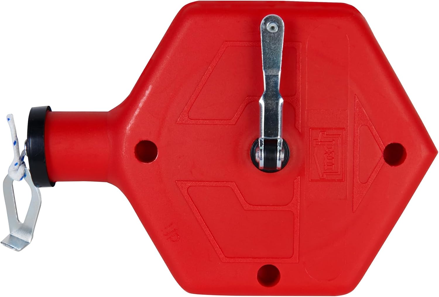 M-D Building Products 00760 ABS Tuff Line Chalk Reel 100ft – Durable Contractor Grade Chalk Line Tool with ABS Case, Precision String & Marker – Ideal for Construction & Carpentry – Red