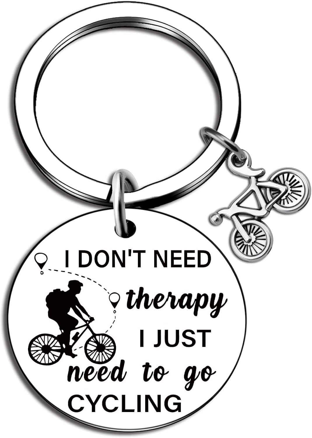 Cycling Gift Bicycle Keychain Bicycle Accessories Gifts for Bikers Cyclists Men Bicycle Jewelry Cyclist Bike Riding Gift Biker Lovers Gifts