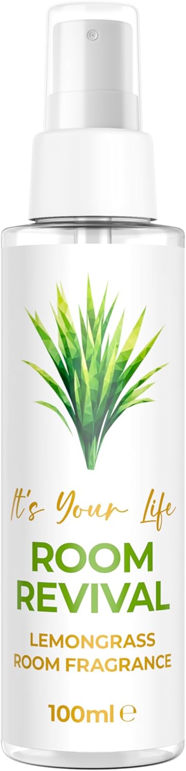 Lemongrass Room Spray, Natural, Room Spray Fragrance, Non-Aerosol, Room Fresheners for Home, Neutralising Odours, Air Fresheners for Bathroom, &, Air Fresheners for Home,Energising, Room Spray
