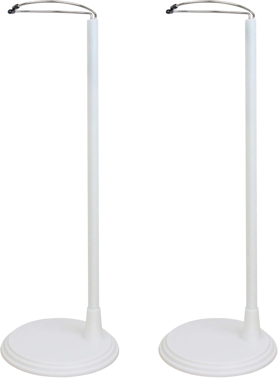 ZITA ELEMENT 2 Pcs Adjustable Doll Stand Support Base for 14-18 Inch Doll - White Doll Holder