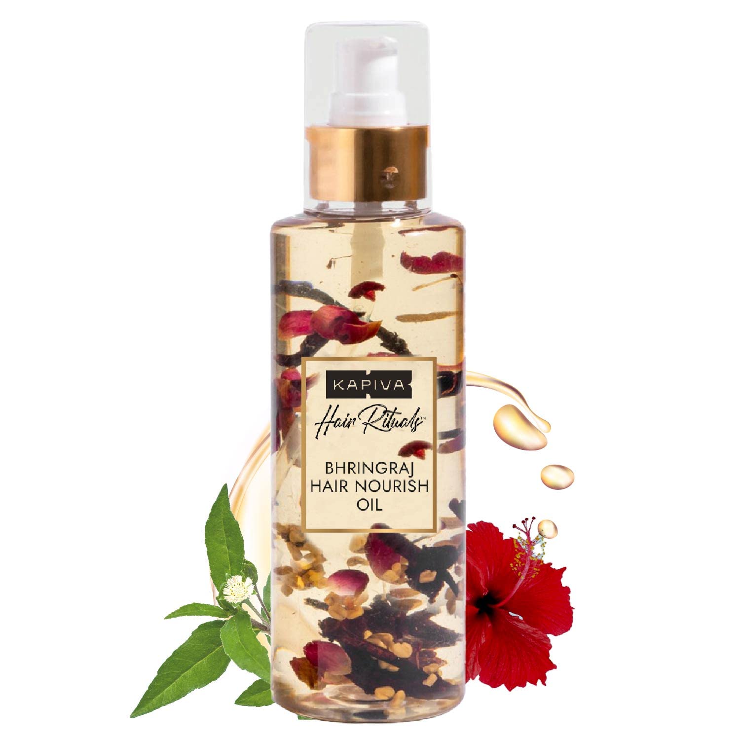Bhringraj Hair Nourishing Oil (200 ml) 100% Ayurvedic | Voluminous Hair Within 90 Days | Provides Hair Nourishment