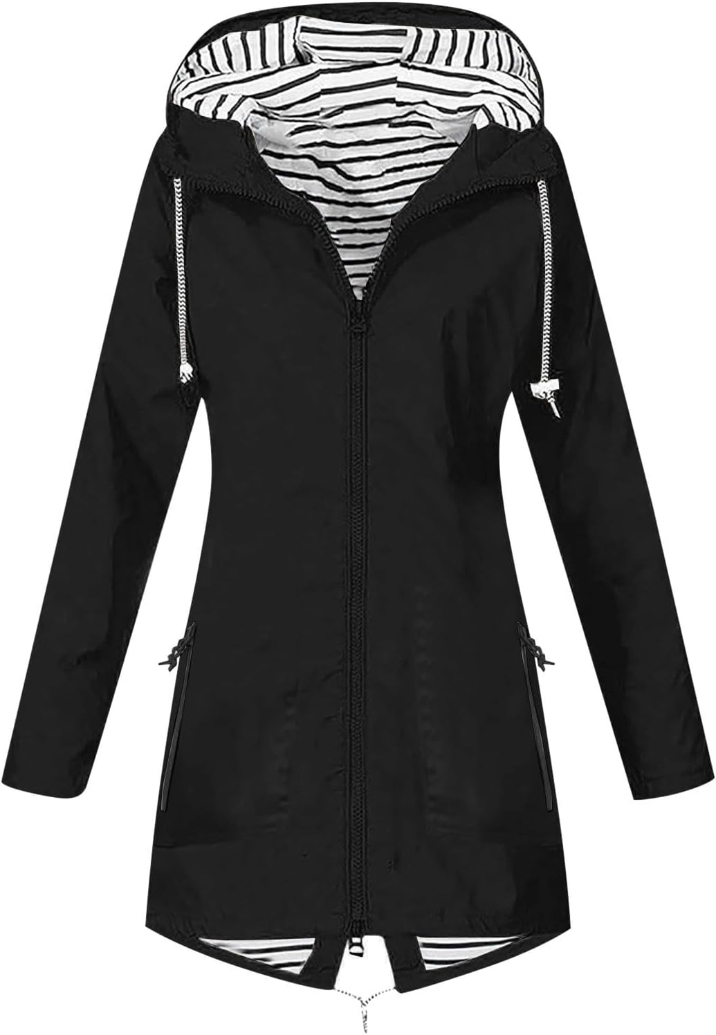 Summer Jackets For Women Uk Black Sequin Jacket Winter Candy Ladies Plus Size Coats Ladies Black Jackets Size 18 Green Top Saphirose Poncho Women'S Long Hooded Rain Jacket