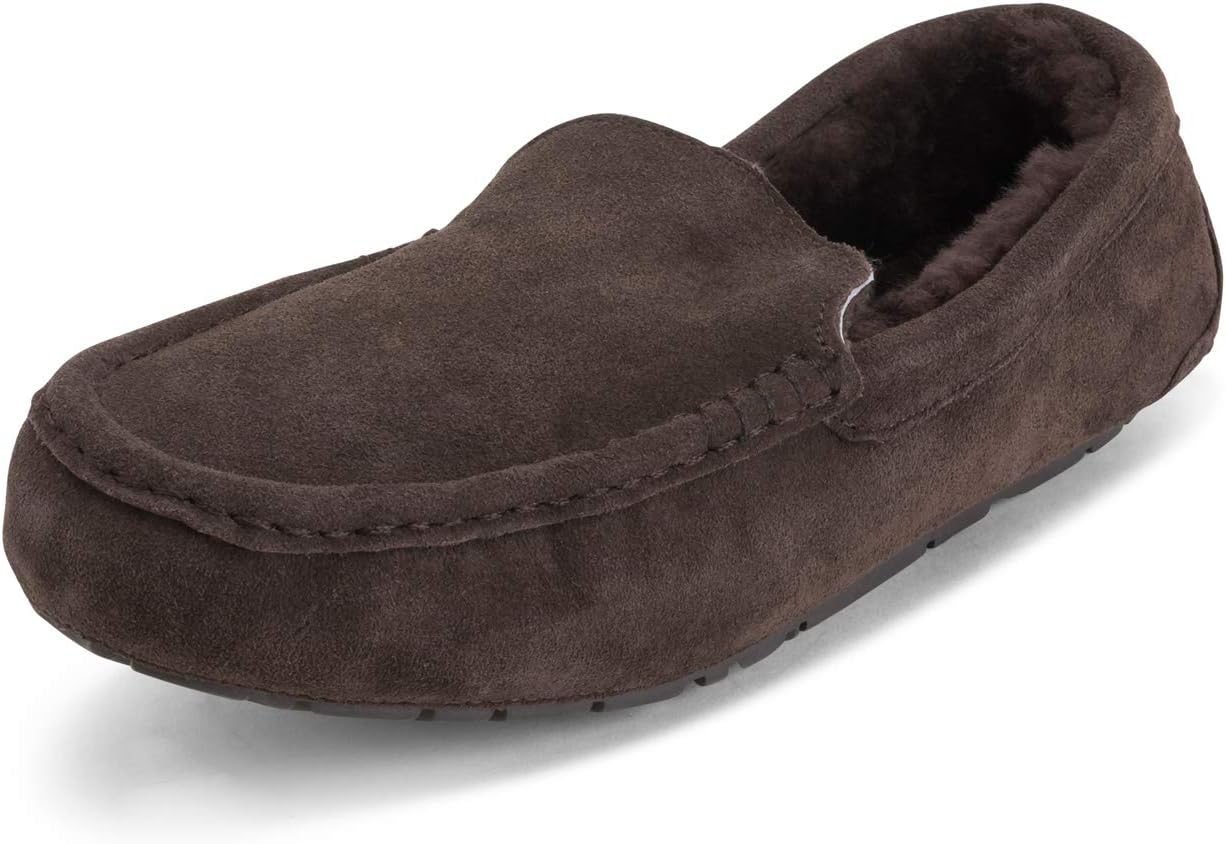 Polar Mens Moccasins Australian Suede House Loafers Shoes Slippers