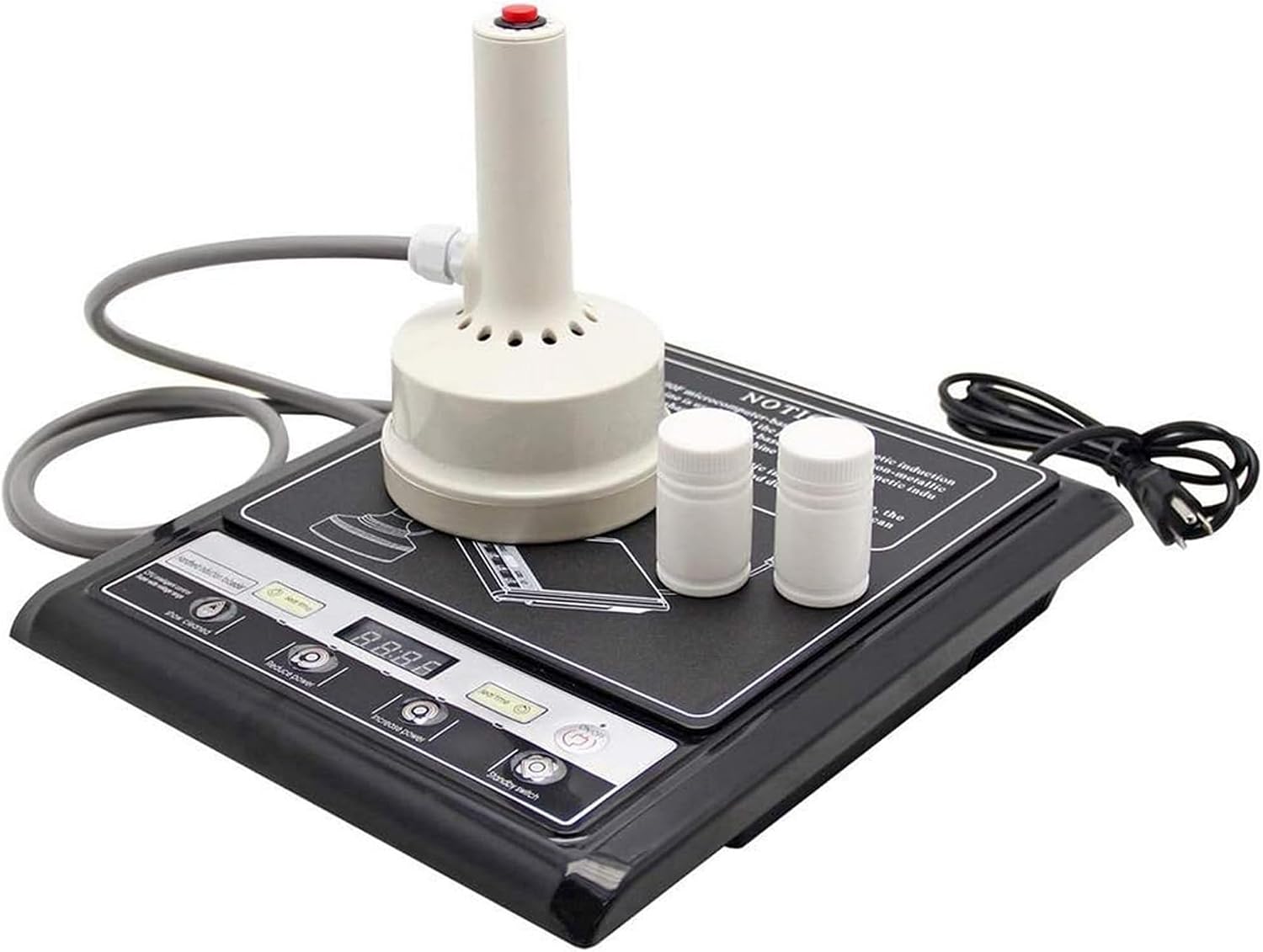 INTSUPERMAI GLF-500F Handheld Electromagnetic Induction Aluminum Foil Sealing Machine Portable Bottle Cap Sealer 25-100mm