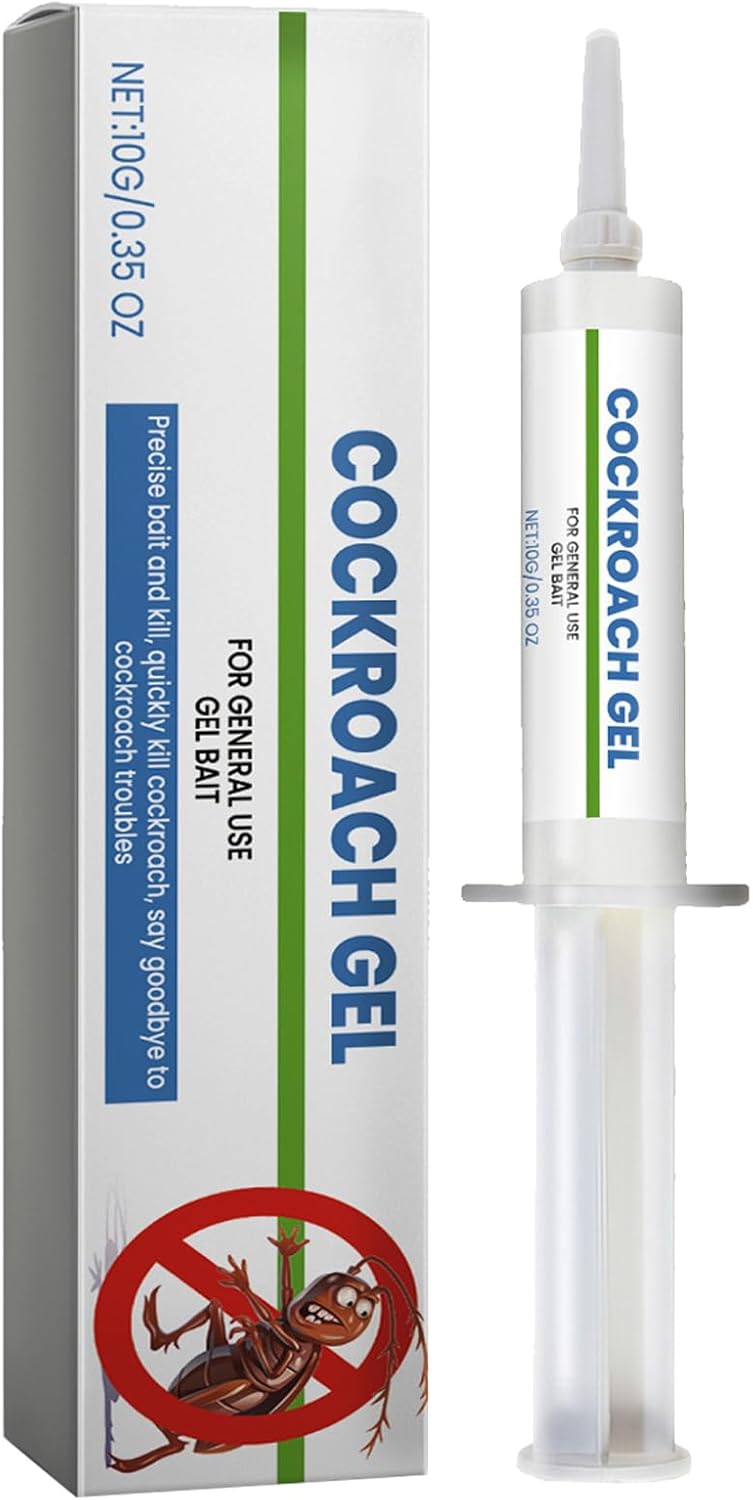 Cockroach Killer Gel Bait,Roach Trap Master,Strong Cockroach Catcher,Powerful Cockroach Repellent Insect Roach Killer,Cockroach Eliminator,Ready to Use Cockroach Killer 10G