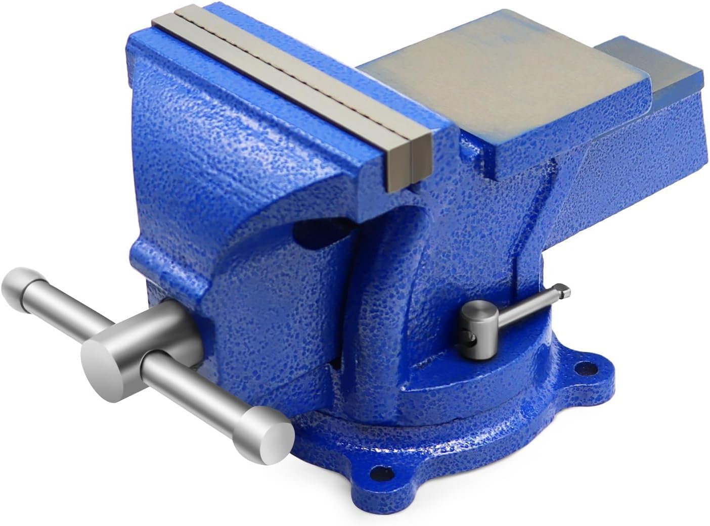 5" Bench Vise Ductile Cast Iron Bench Vise with 360° Flexible Swivel Locking Base Heavy Duty Home Work 5 Inch Bench Vice 16.4IB/7.4KG