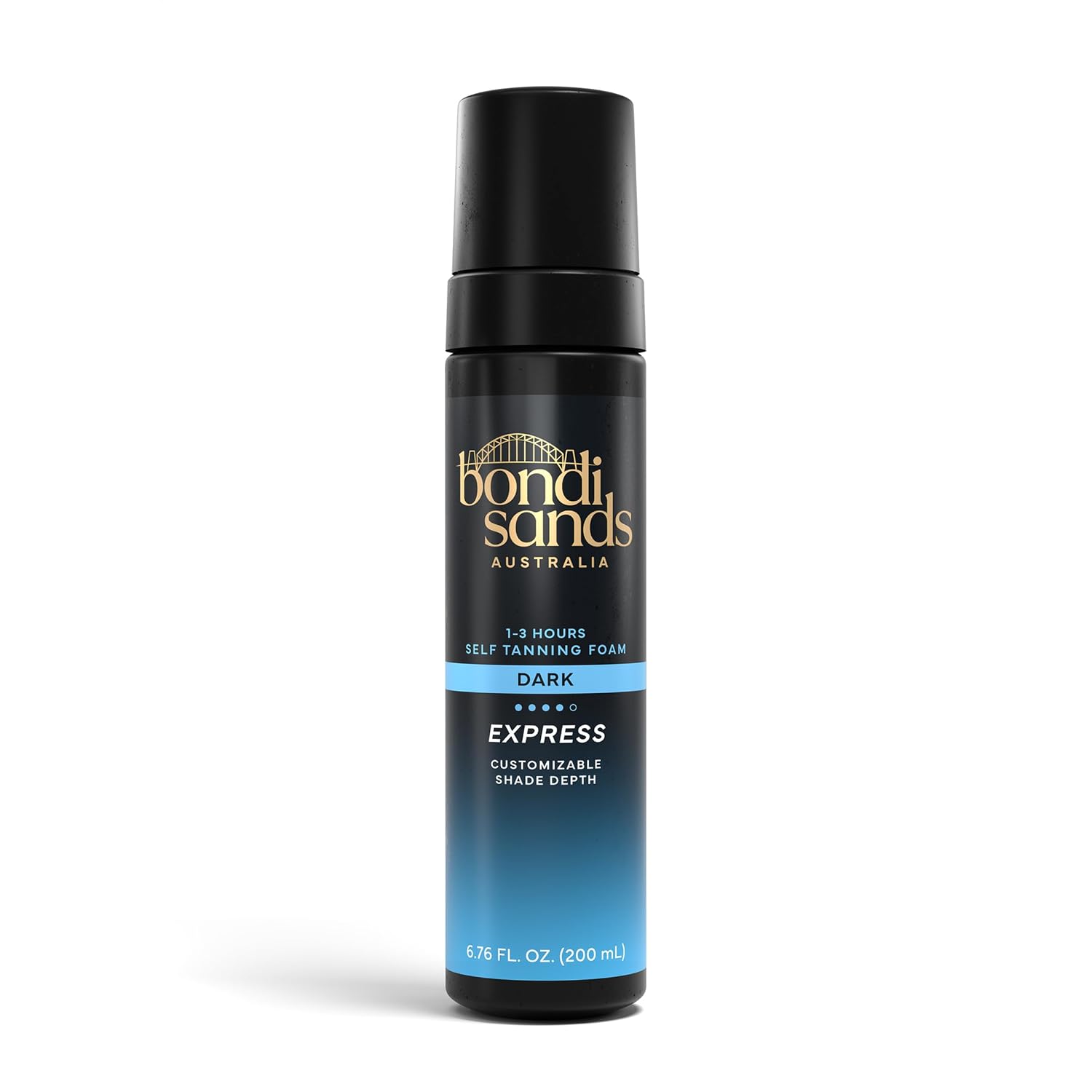 Bondi Sands Express Self Tanning Foam, Lightweight, Fragrance Free Self-Tanner for an Even, Streak-Free Tan, 6.76 fl oz