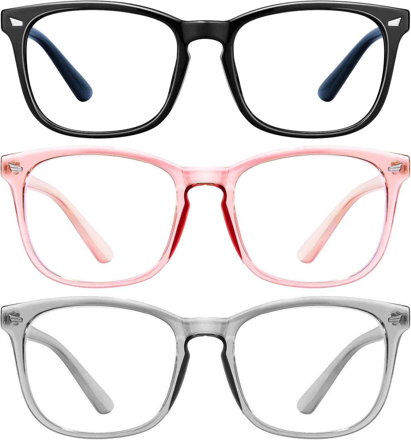 hunsquer Blue Light Glasses for Woman/Men Computer Blue Light Glasses