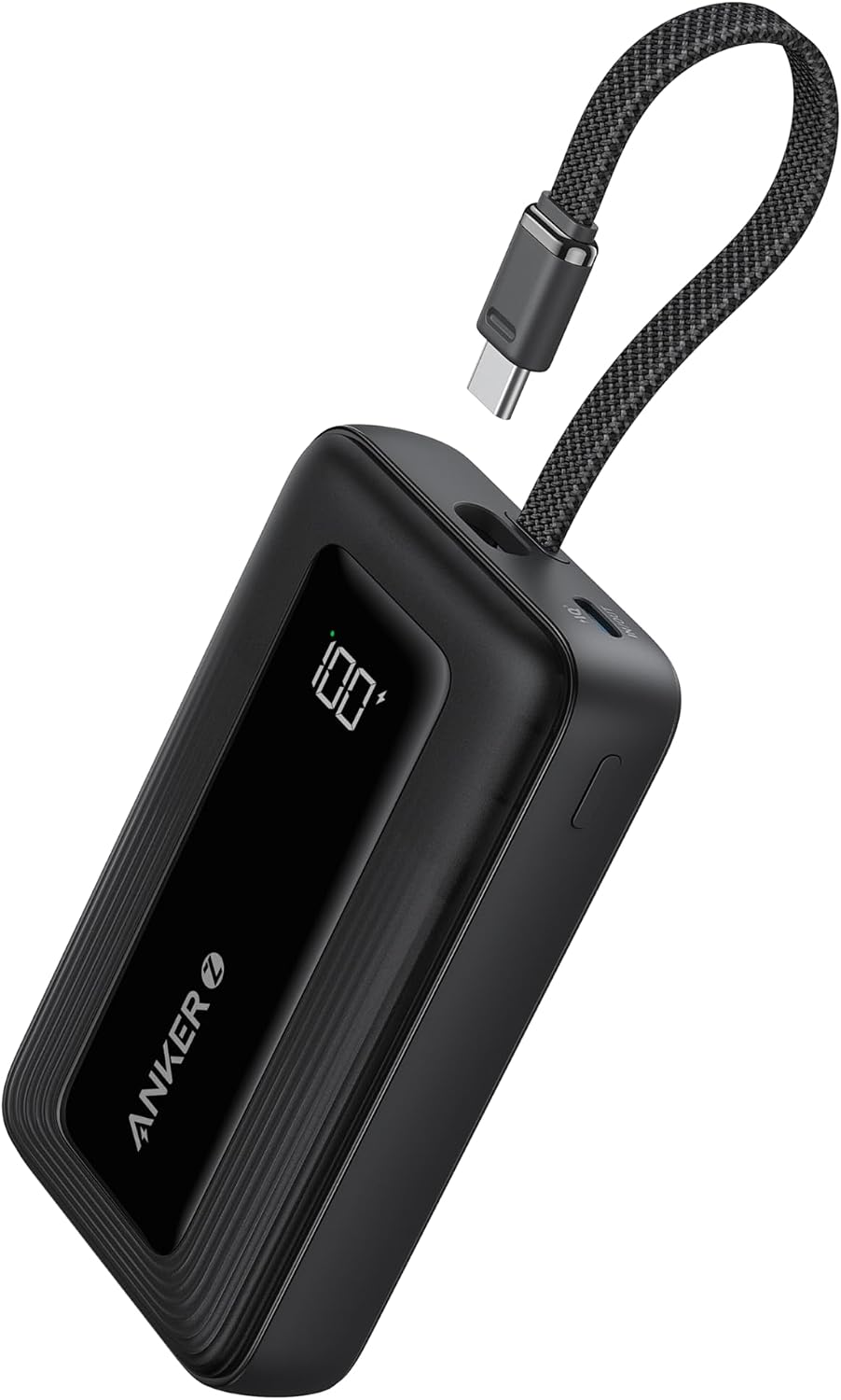 Anker Zolo Power Bank, 20,000mAh 30W Portable Charger with Built-in USB-C