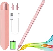Stylus Pen for iPad 2018-2024 with Palm Rejection, Apple Pencil for Apple iPad 10th/9th/8th/7th/6th Gen, iPad Pro 11/12.9 inch, New iPad Air 2024 11&13-inch(M2) /5th/4th/3th Gen, iPad Mini 6th/5th Gen