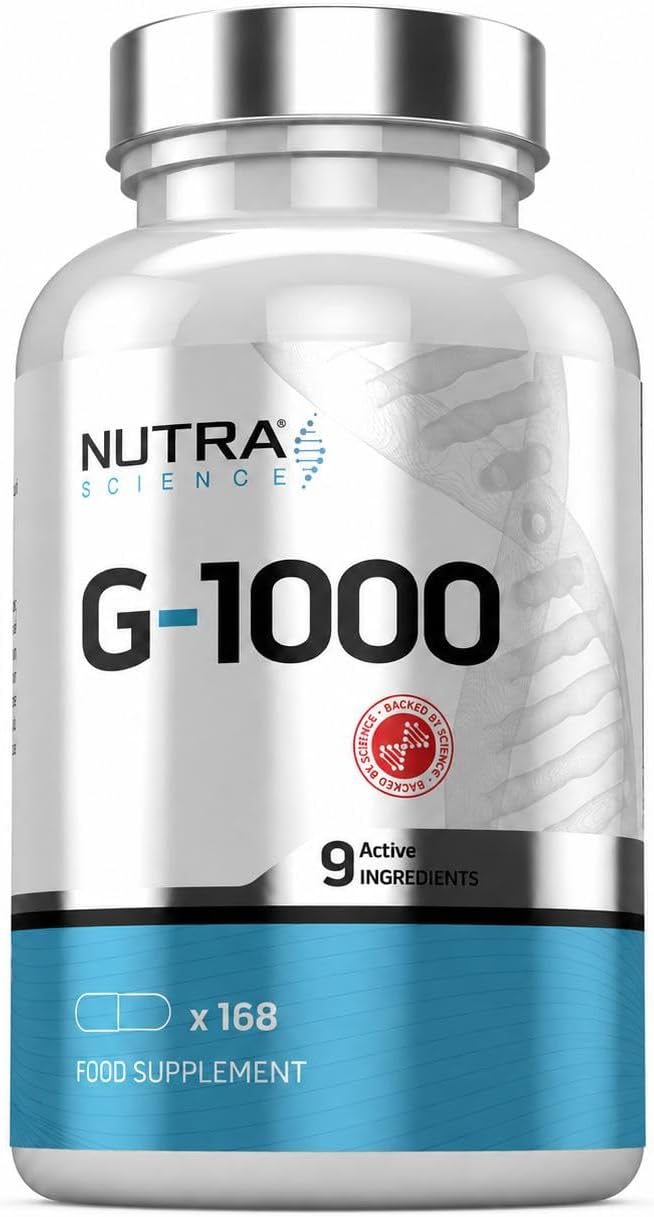 G-1000 HGH Supplement for Men | 168 Vegan Capsules