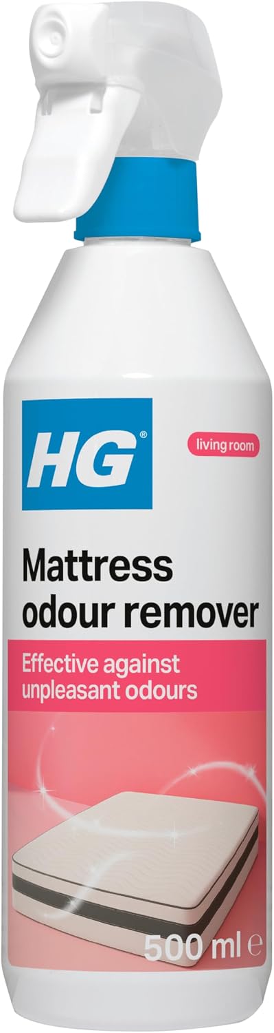 HG Mattress Odour Remover, Freshener & Stale Smell Remover, Refreshes & Neutralises the Source of Unpleasant Scents – 500ml (635050106)