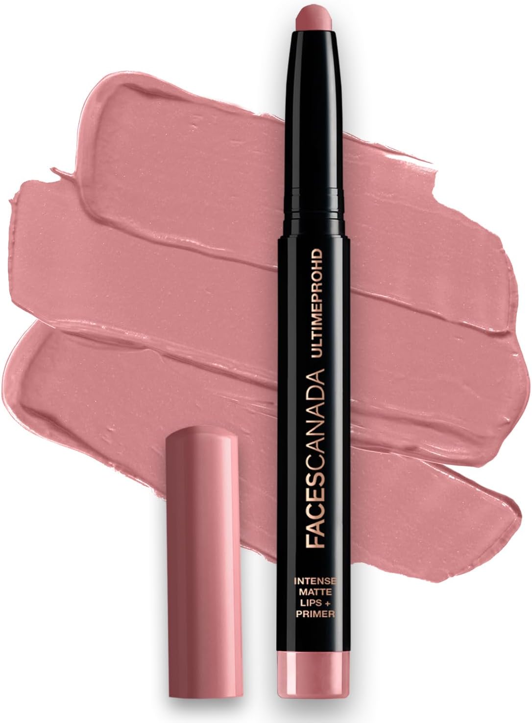 FACESCANADA Ultime Pro Hd Intense Matte Lipstick + Primer - Tease (Nude), 1.4G 9Hr Long Stay Flawless Hd Matte Finish Intense Color Lightweight Smooth Glide Primer Infused