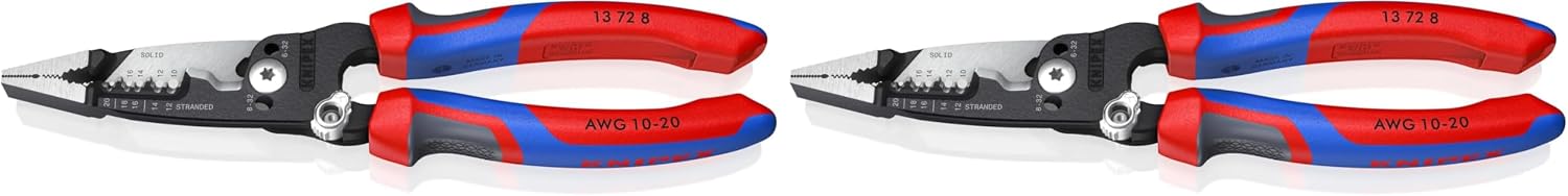 KNIPEX Tools 13 72 8 Forged Wire Stripper,8-Inch,(Pack of 2)