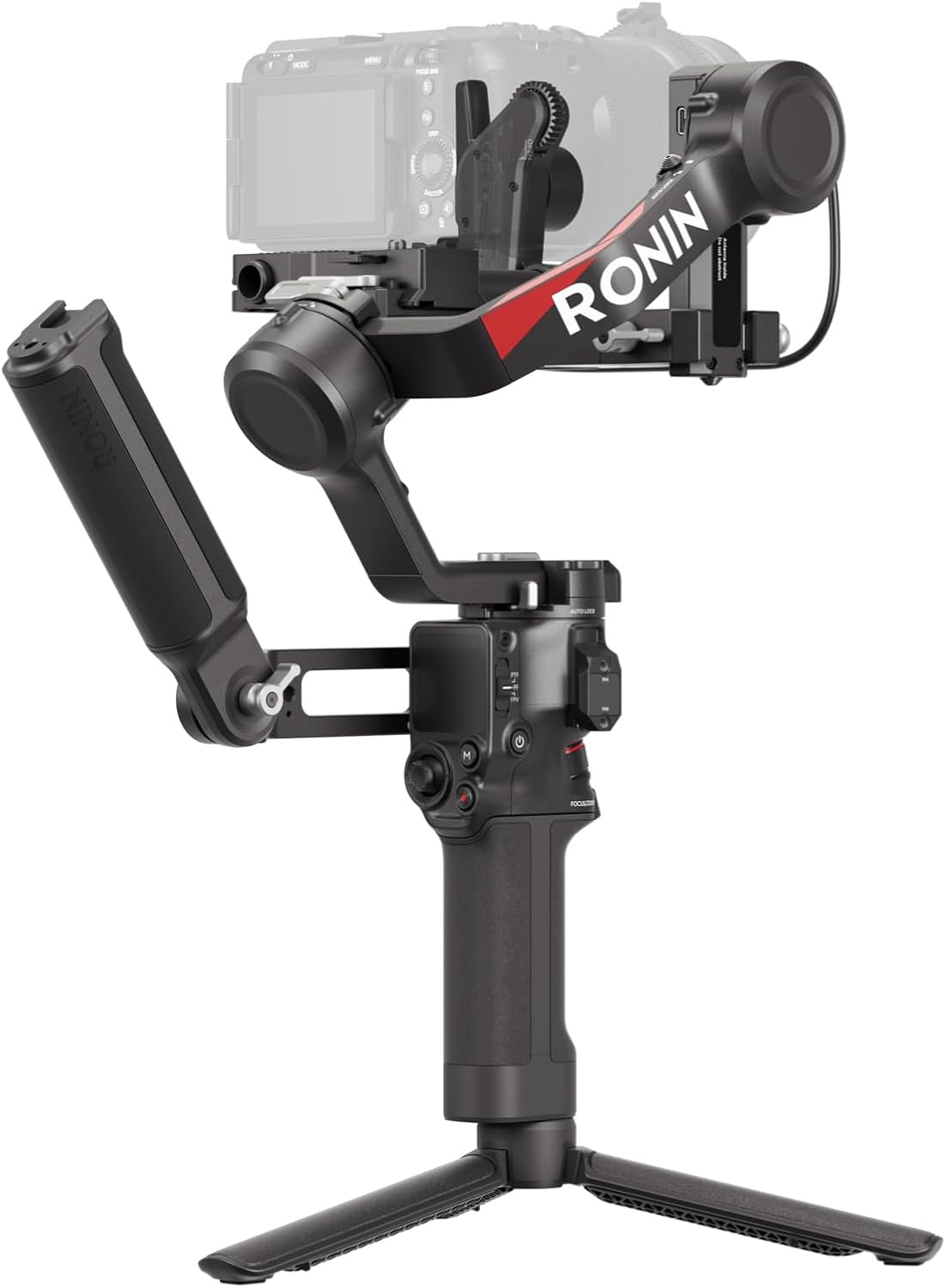 DJI RS 4 Combo, 3-Axis Gimbal Stabilizer for Cameras for DSLR and Mirrorless Camera Stabilizer Canon/Sony/Panasonic/Nikon/Fujifilm, Native Vertical Shooting, 2-Mode Switch Joystick, Camera Gimbal