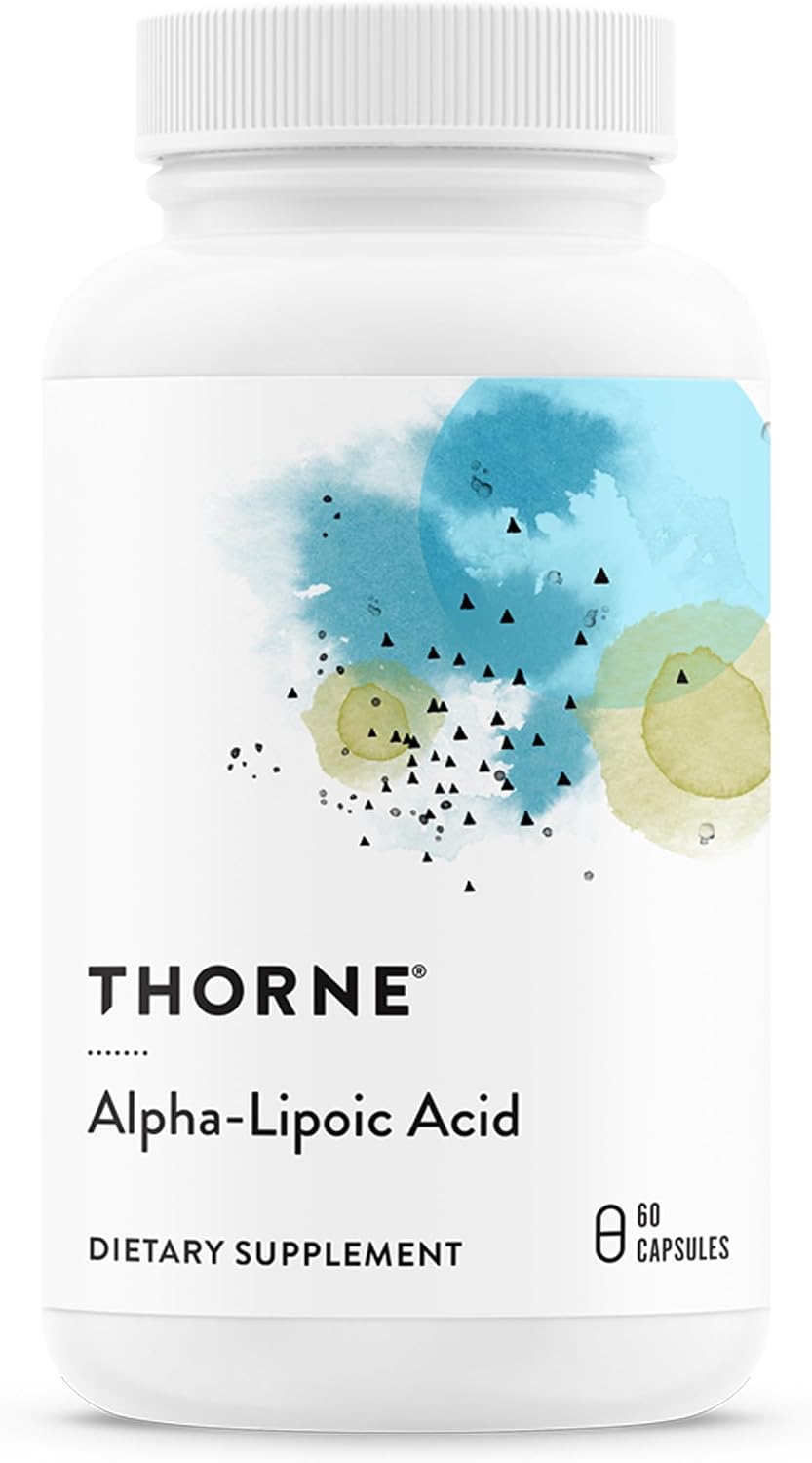 THORNE Alpha-Lipoic Acid, 300 mg Antioxidant Supplement, 60 Capsules