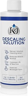 K&J Universal Descaling Solution - Made in USA for All Coffee Brewers