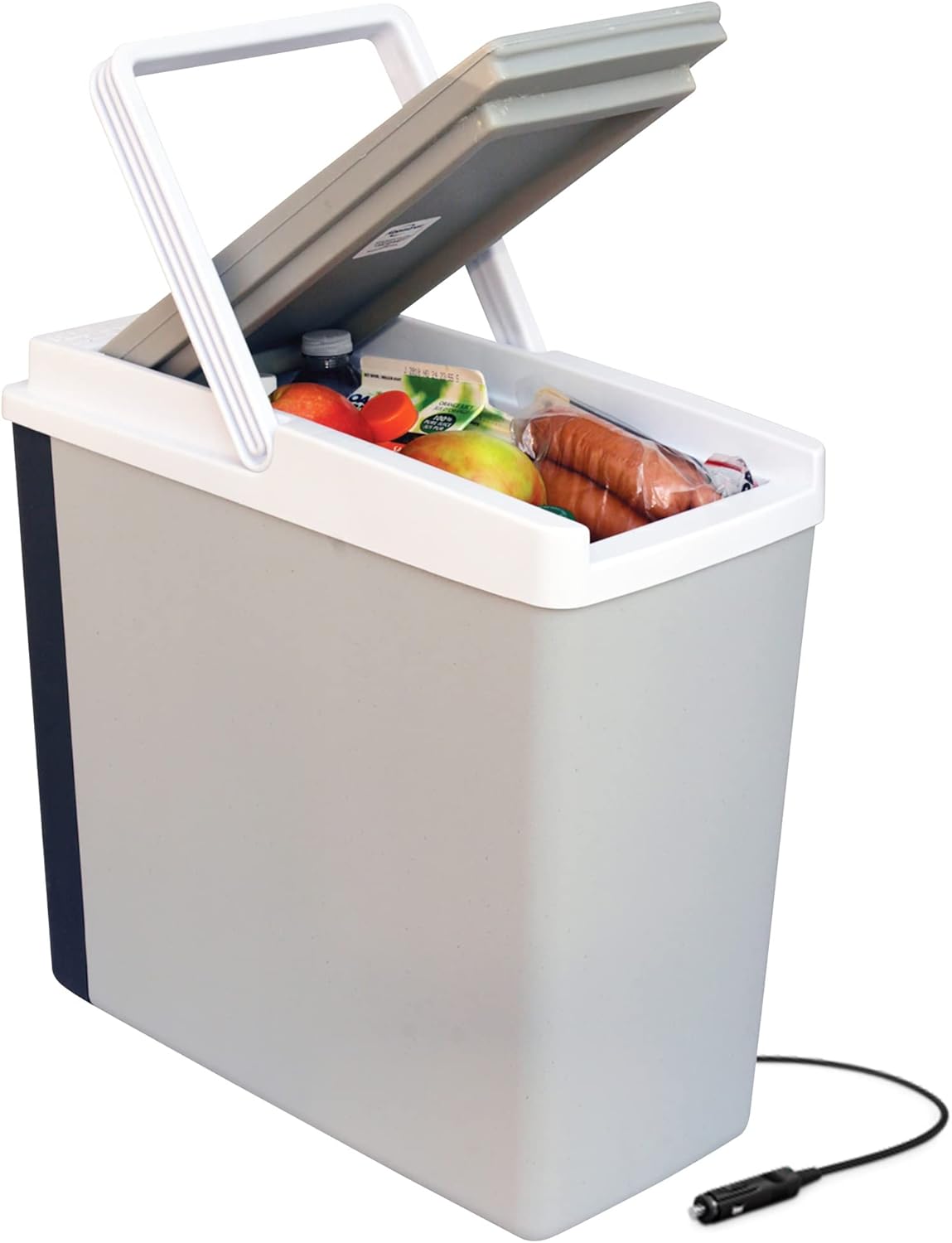 Koolatron Portable Cooler - Electric Cooler for Car, Camping, Travel, 12 V Insulated Hard Sided Refrigerator for Vehicle, Boat, Truck, Warming & Cooling, Cools Drinks,Food for Road Trip, 18 qt