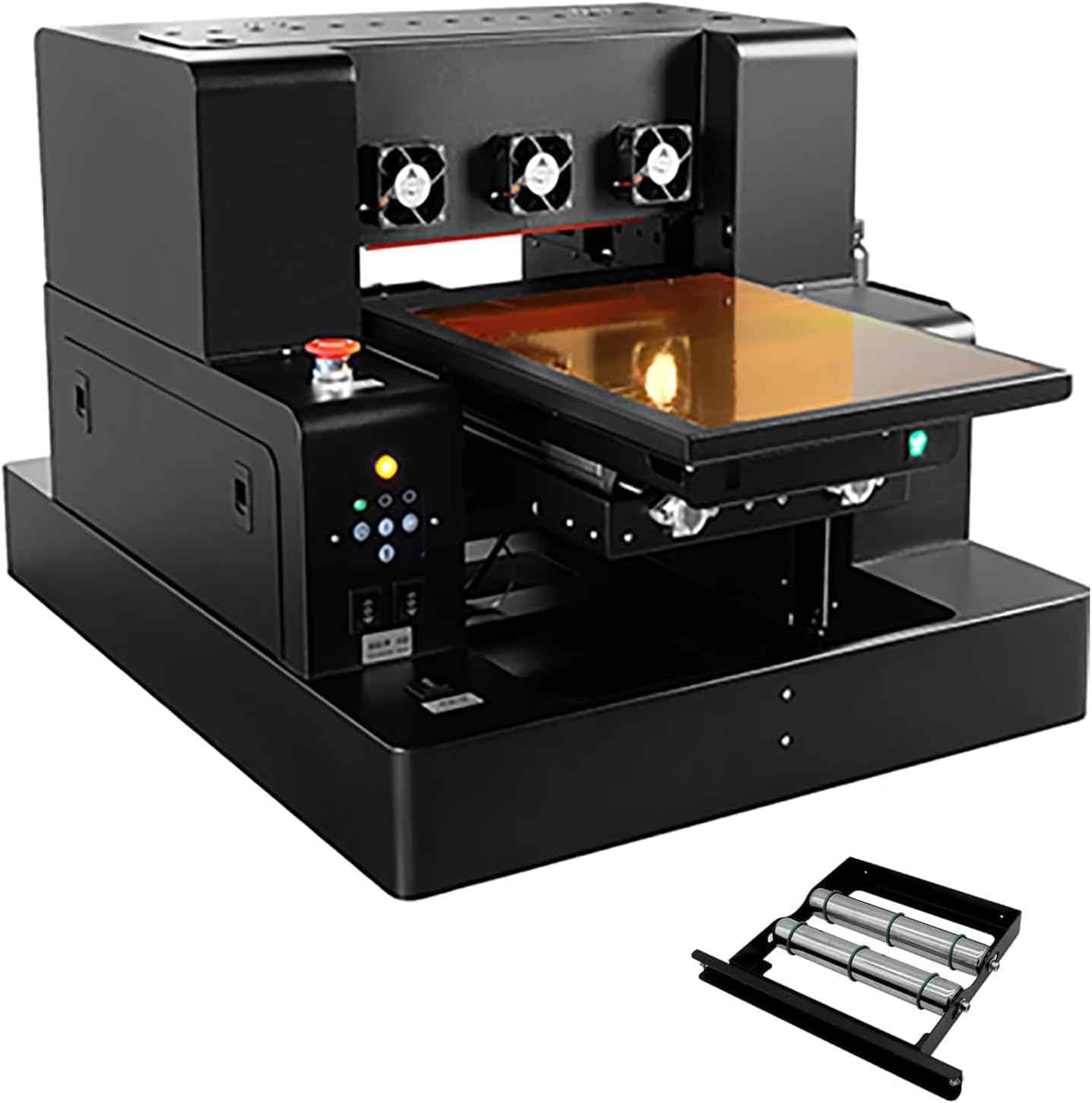 A3 L805 UV Printer, High Resolution 2880 x1440dpi UV Flatbed Printer Machine with Bottle Holder for Phone Case Glass Cups Stickers Wood Acrylic Leather Golf Balls (A3)