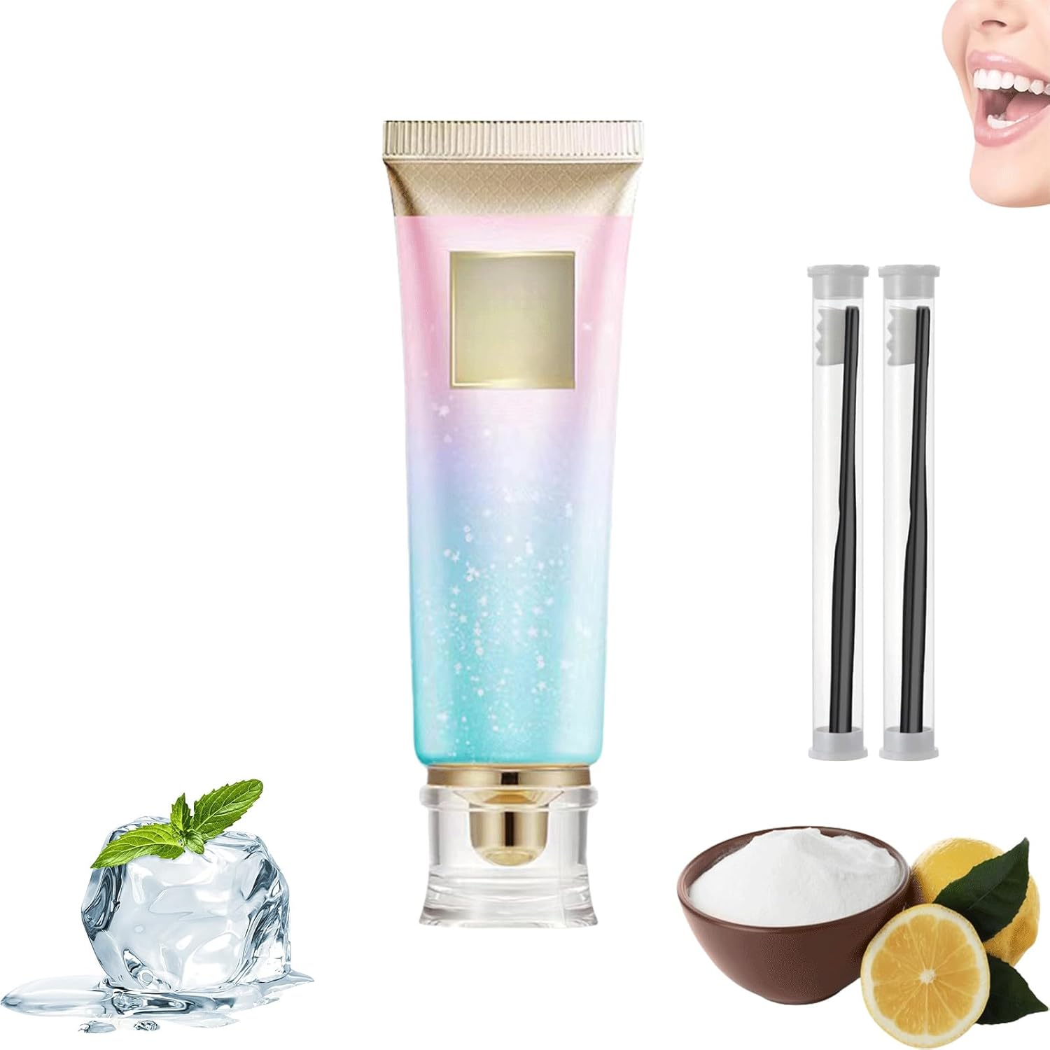 Bodyaccel Toothpaste,Bodyaccel Niacinamide Whitening Toothpaste,Tripel Whitening Niacinamide Whitening Toothpaste,Fresh Breath Toothpaste, Complete Care Toothpaste, Remove Tooth Stains (1pcsB)