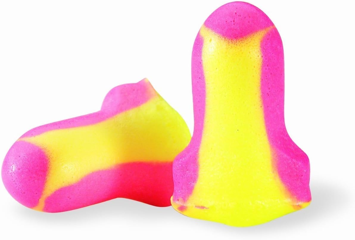 100 Pairs of Howard Leight Laser Lite Individually Wrapped Ear Plugs, Polyurethane
