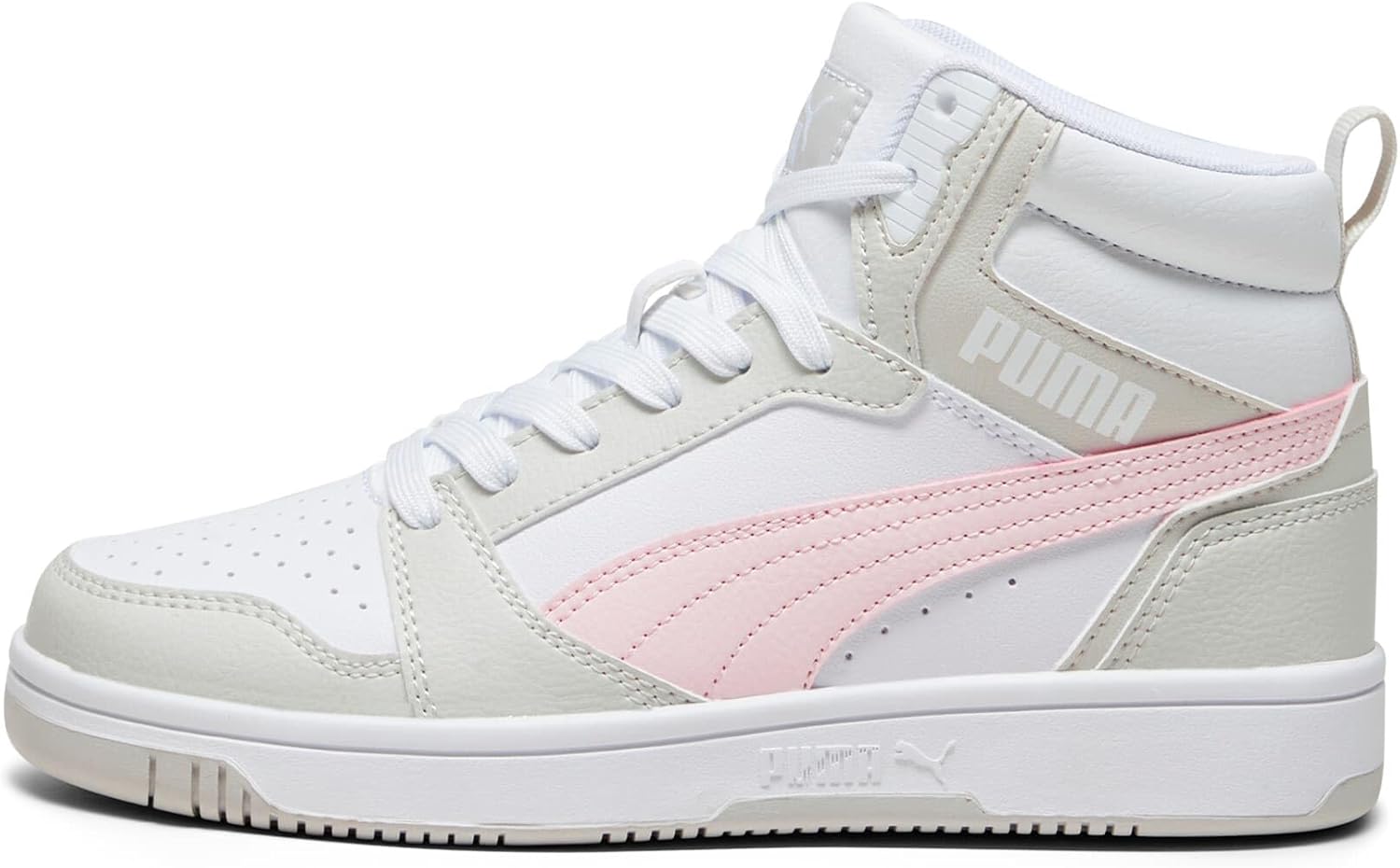PUMA Unisex Kid's Rebound V6 Mid Jr Sneaker
