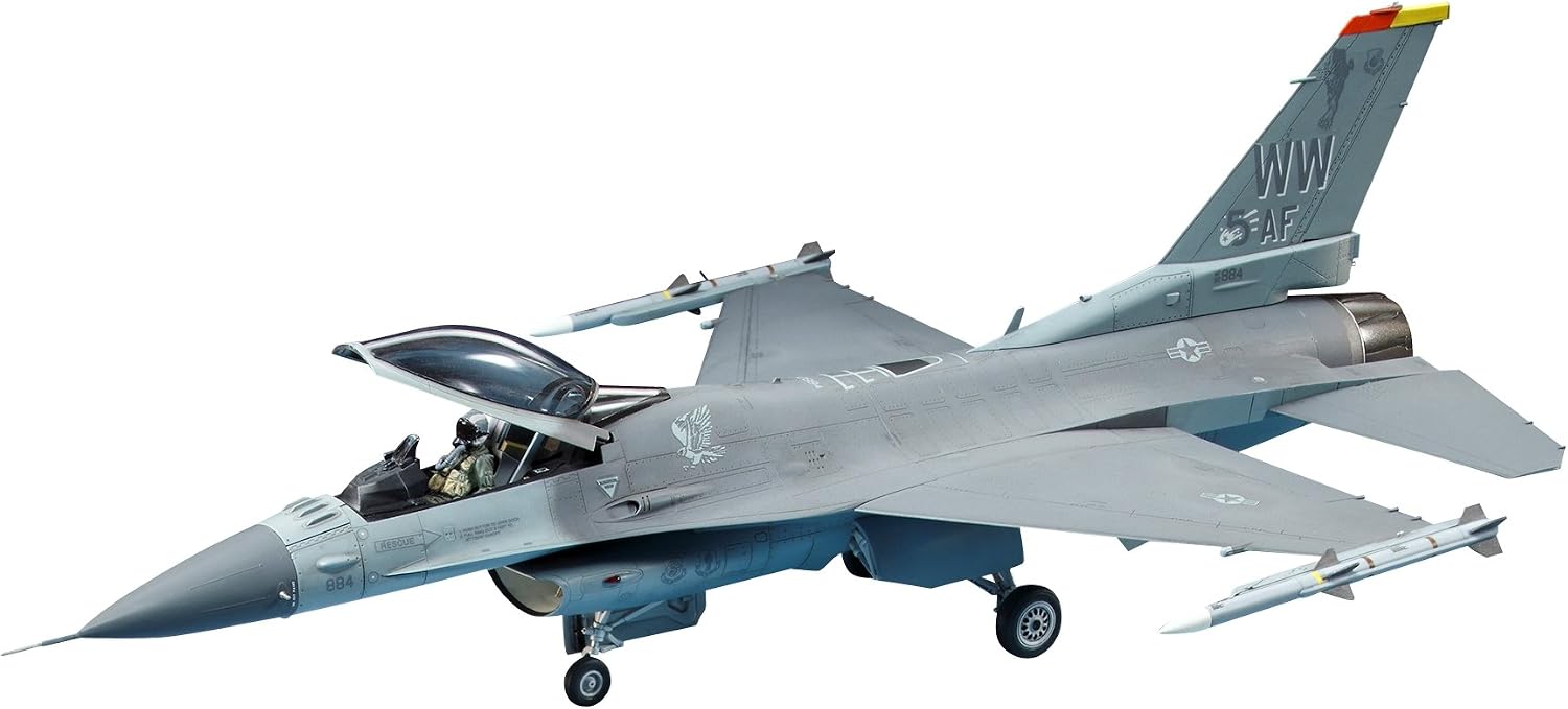 Tamiya 60786 1/72 F-16 Cj Fighting Falcon Plastic Model Airplane Kit