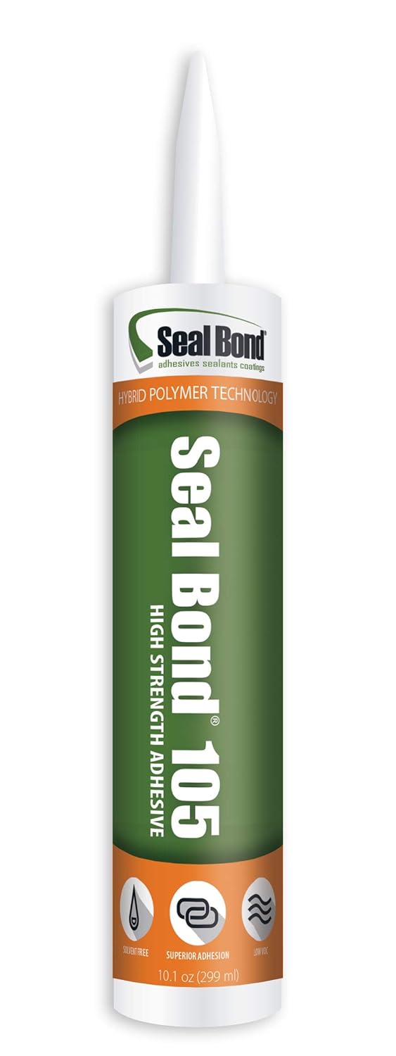 105 White - Marine/Industrial Adhesive Sealant - Superior to Silicone