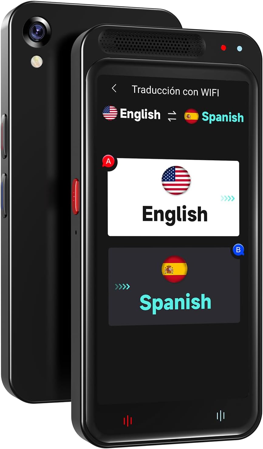 Language Translator Device No WiFi Needed, Upgraded VORMOR AI Translator Support ChatGPT, Two Way Real Time Voice Translation with 138+ Languages, Offline/Photo Translation for Business, Learning