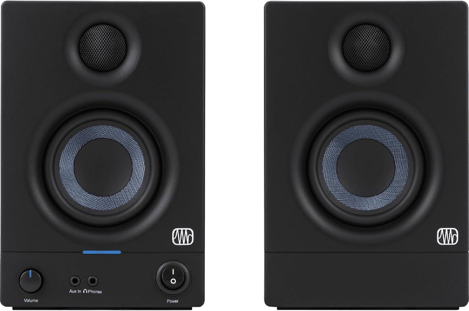 PreSonus Eris 3.5 Gen 2 Studio Monitor Desktop Speakers, Pair, 3.5-inch, 50W, Ideal for Home Multimedia, Gaming and Music Production, Black