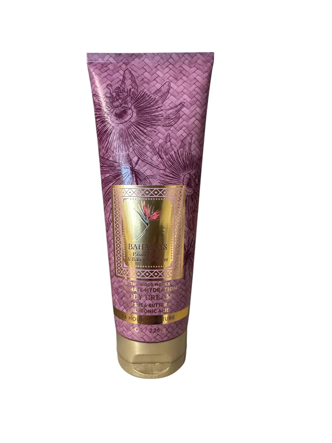 Bath & Body Works Bahamas Passionfruit and Banana Flower Ultimate Hydration Body Cream Gift Set For Women, 8 Fl Oz (Bahamas Passionfruit and Banana Flower)