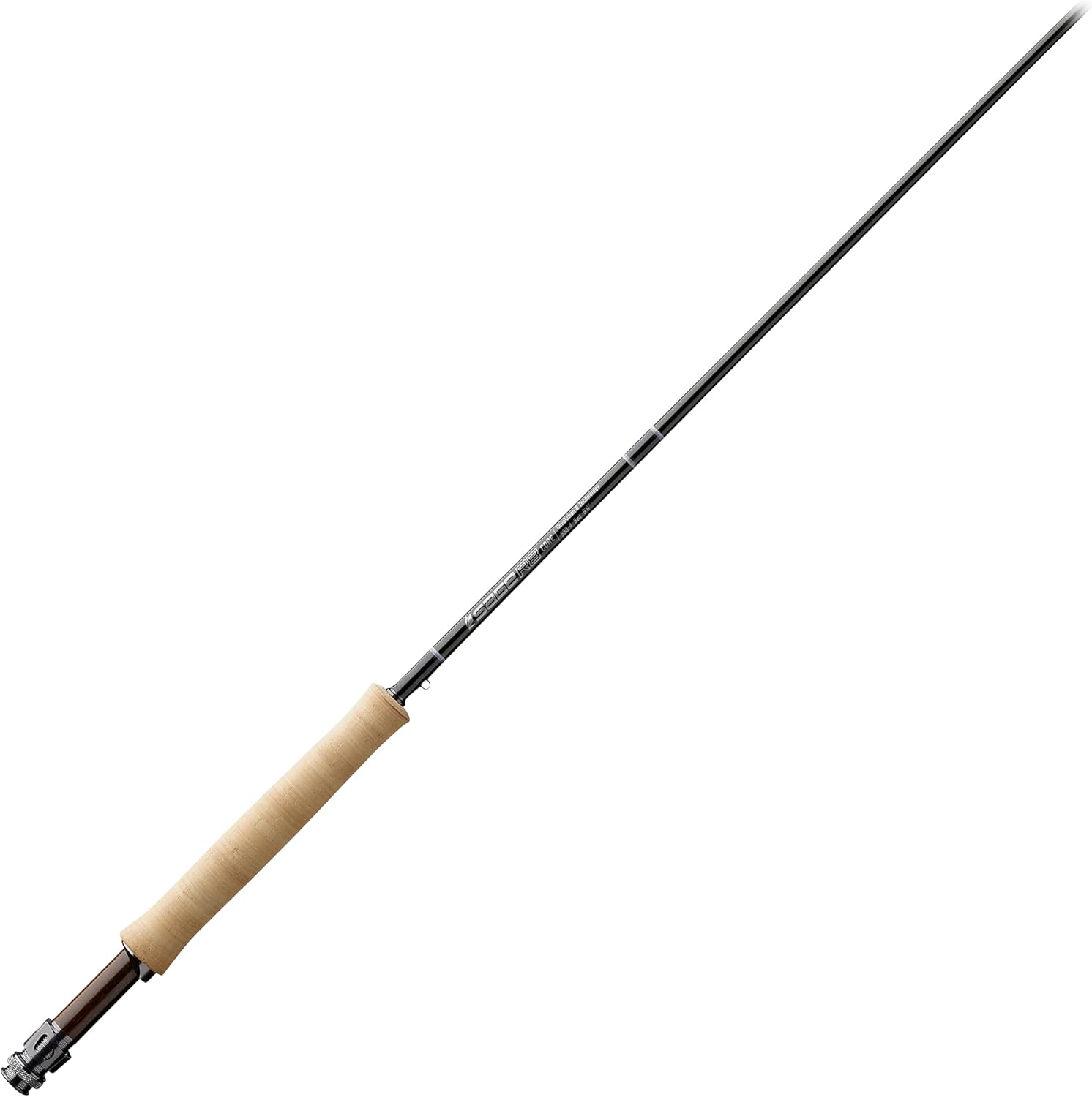 Sage Fly Rods R8 Core - 9'0" #5, Fast Action, Lightweight, High Strength, Amplified Two-Way Feedback Loop, Graphite, 1 Piece, 1 Rod