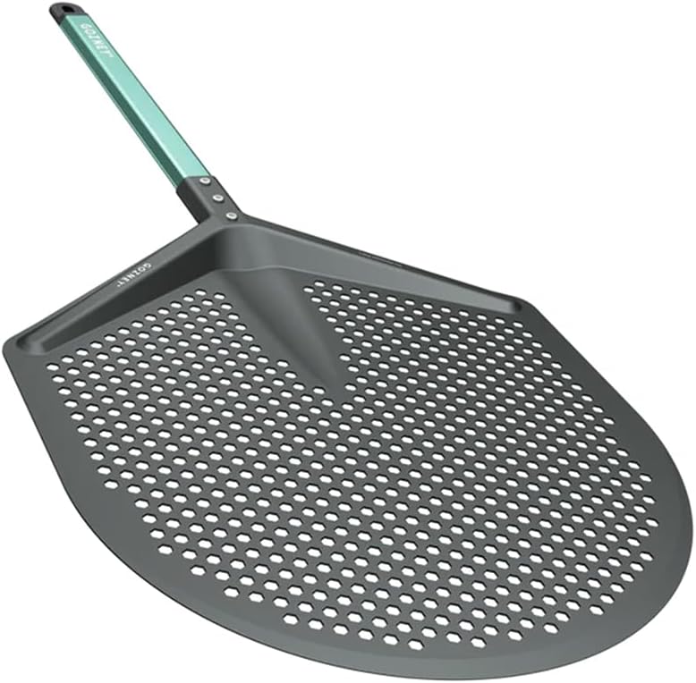 Gozney Pro Placement Peel for 14" Pizzas, Compatible W/All Gozney Ovens, 100% Aluminum Design, Fully Perforated Blade & Replaceable Handle
