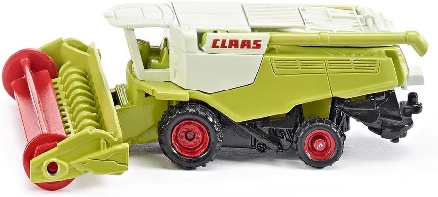 siku 1476, Claas Combine Harvester, Metal,Plastic, Green, Movable winch, Pivoting discharge pipe