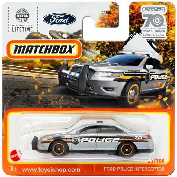 Matchbox Ford Police Interceptor, 70 Years Special Edition 23/100