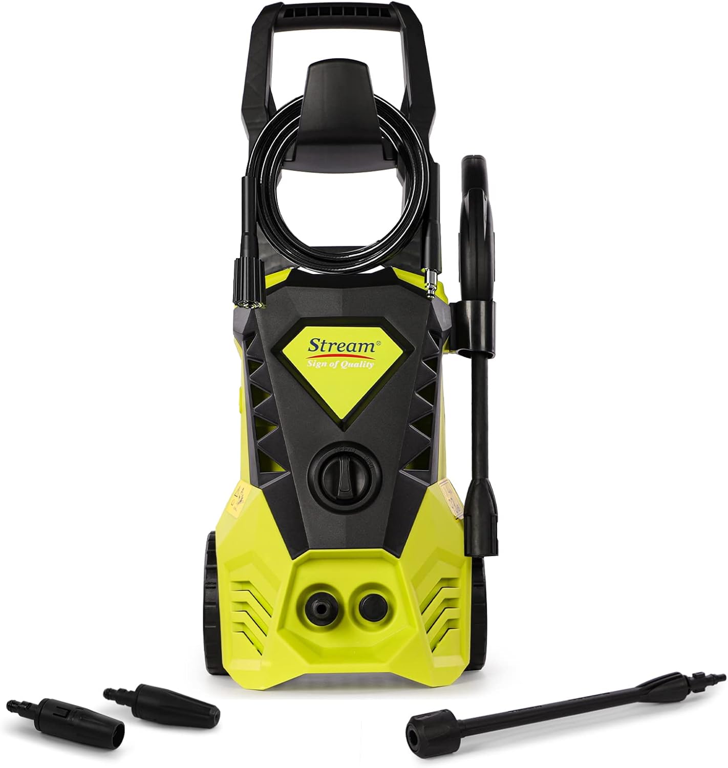 2000W Pressure Washers, 150Bar 450L/H Portable Jet Washers Pressure Washers with Foam Bottle, Power Washer Machine for Deep Washing Tools for Cars Patio Driveway Home Use