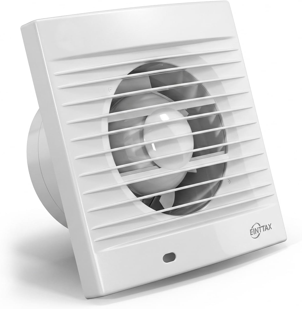 4 Inch 100mm Bathroom Extractor Fan, 12W Silent Powerful Bathroom Fan, Airflow 130m³/h, Wall/Window/Ceiling Mounted Extractor Fan for Kitchen Toilet Garage (snow white)