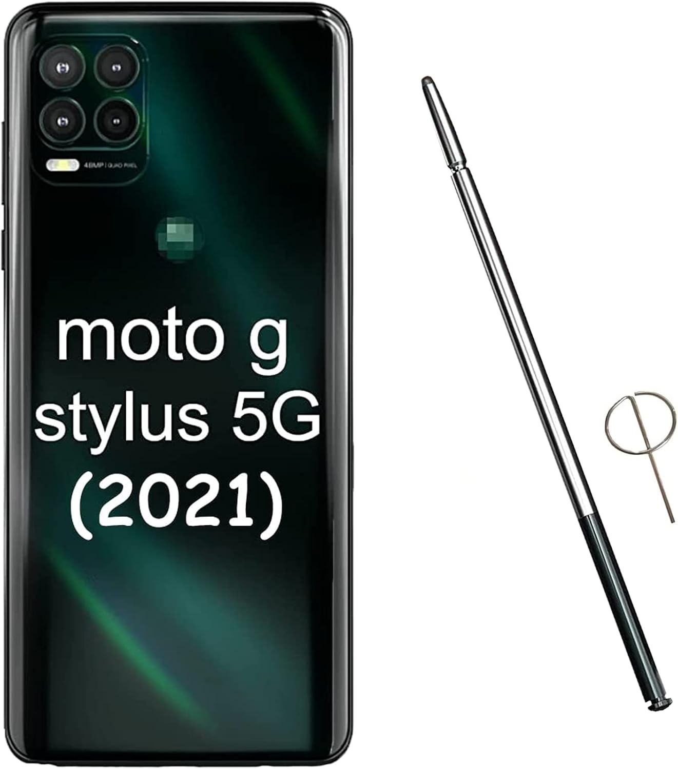 G Stylus 5G Pen Replacement for Motorola Moto G Stylus 5G (2021) XT2131 All Verison Touch Pen (Black)+Eject Pin