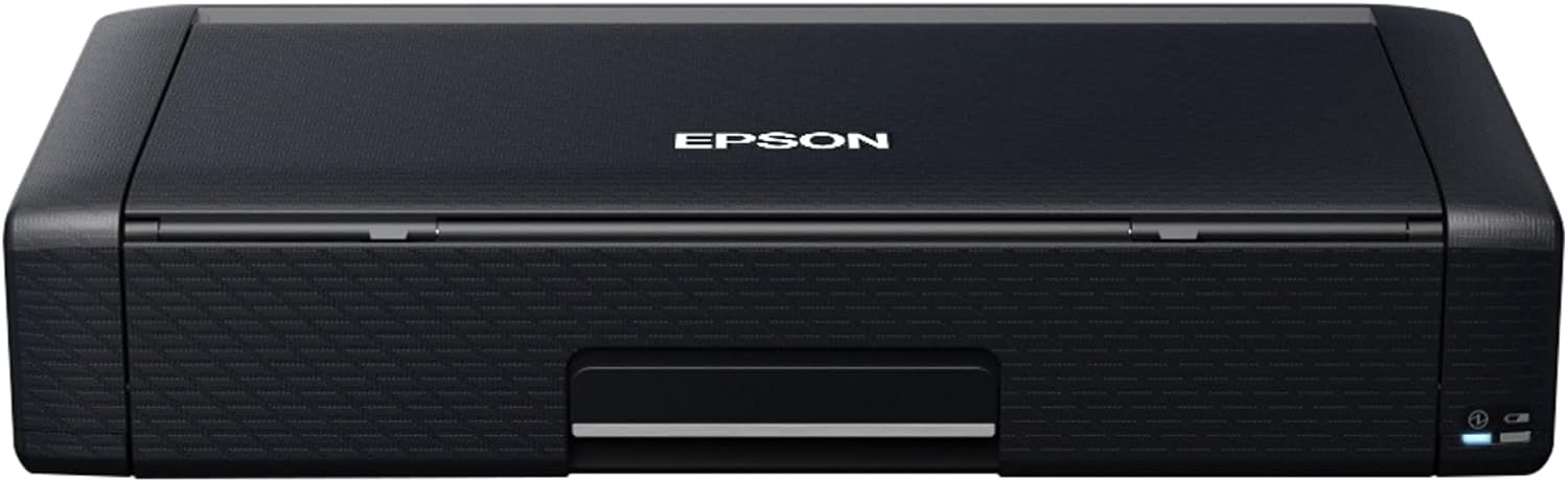 Epson Workforce WF-110 Wireless Color Mobile Printer,White, Small,Black