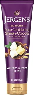 Jergens Shea + Cocoa Butter Body Lotion for Dry Skin, Deep Conditioning Moisturizer, with Vitamins E & B3, 8.5 oz