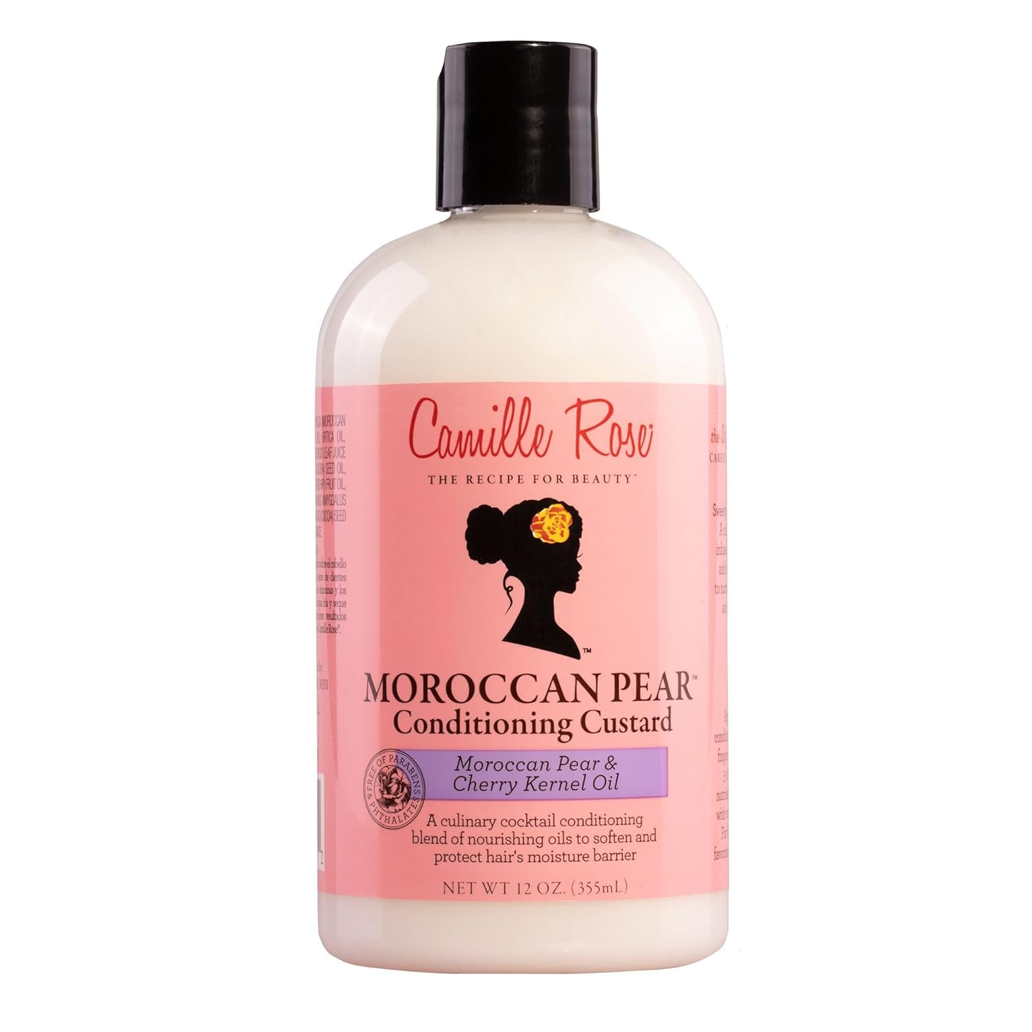 Camille Rose Conditioner, Moroccan Pear – Hair Mask, Detangler, Deep Conditioner for Dry, Damaged Hair Repair, Frizz Control, 12 Oz
