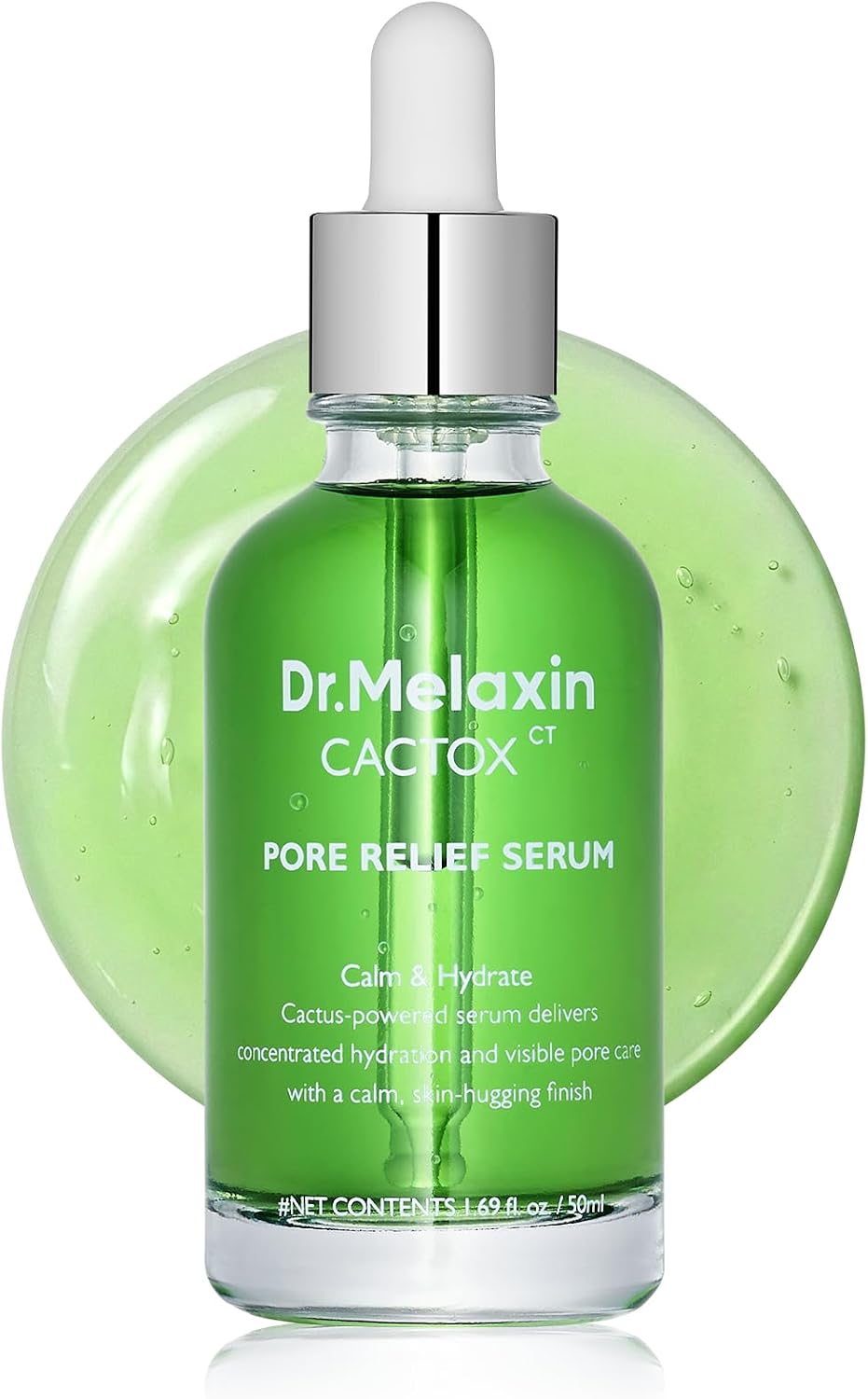 Dr.Melaxin Cactox Pore Relief Serum Pore Minimizer & Hydrating Face Serum With Triple Hyaluronic Acid, Deep Moisture, Texture Smoothing & Clear Skin Care 1.69 Fl Oz (Pack of 1)